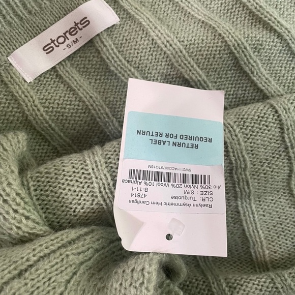 Storets Raelynn Asymmetric Hem Cardigan - Picture 2 of 4